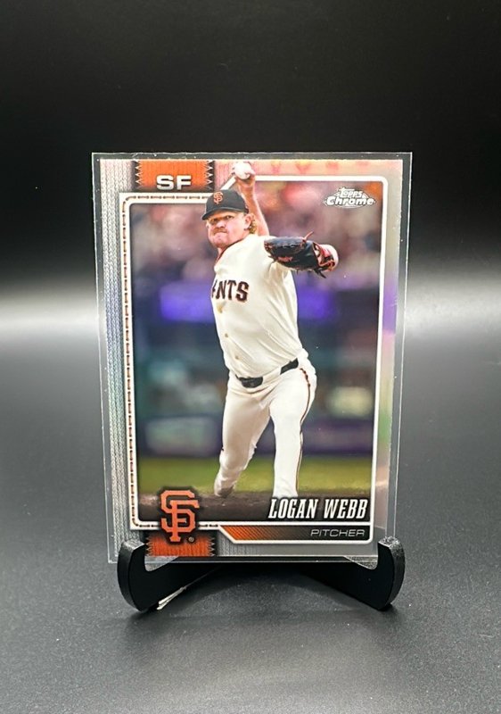 2026 Topps Chrome #238 Logan Webb Refractors