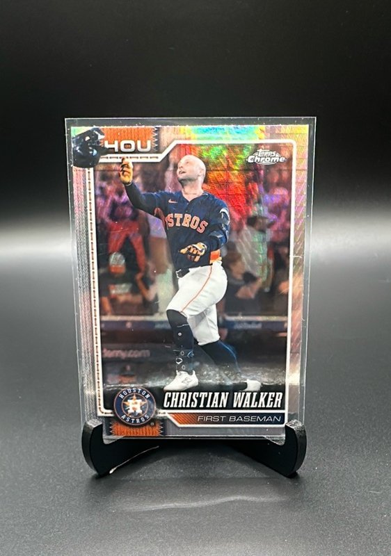 2026 Topps Chrome #252 Christian Walker Prism Refractors