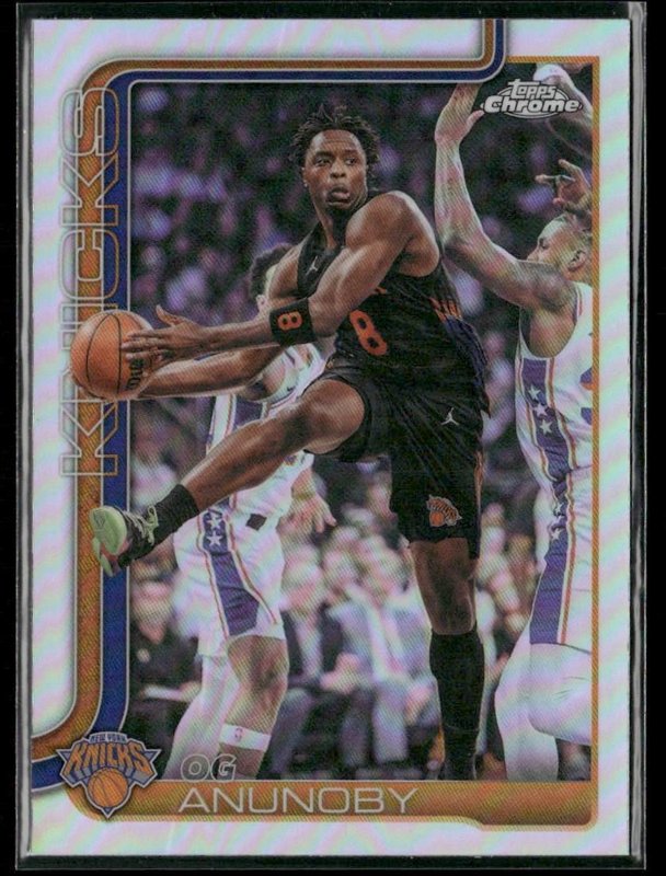 2025-26 Topps Chrome Update #43 OG Anunoby Refractor