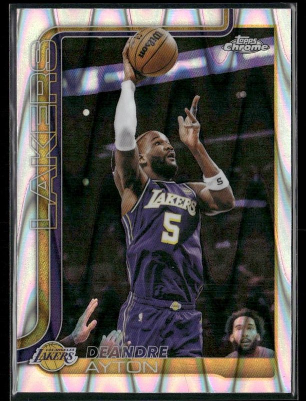 2025-26 Topps Chrome Update #104 Deandre Ayton RayWave Refractor