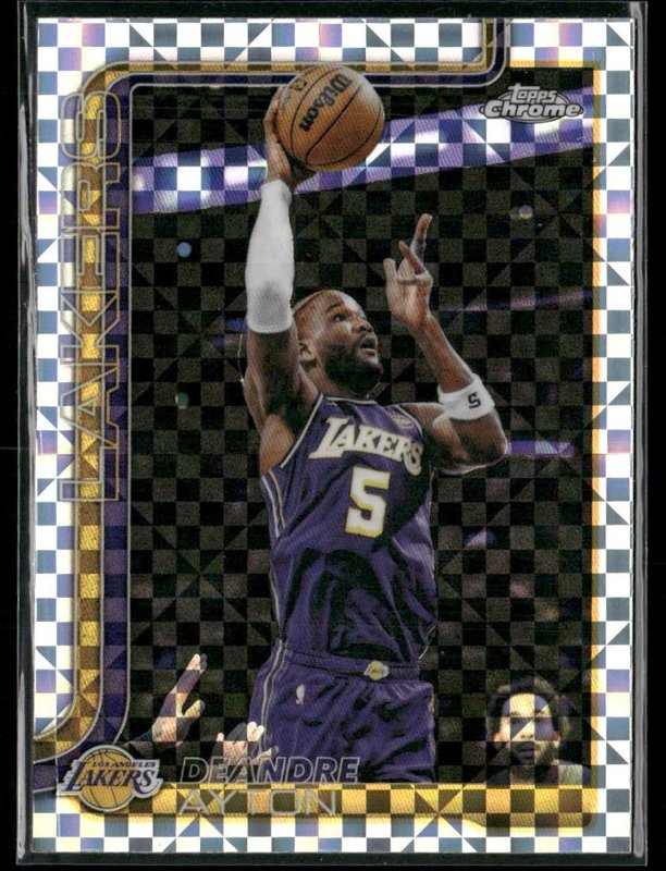 2025-26 Topps Chrome Update #104 Deandre Ayton X-Fractor