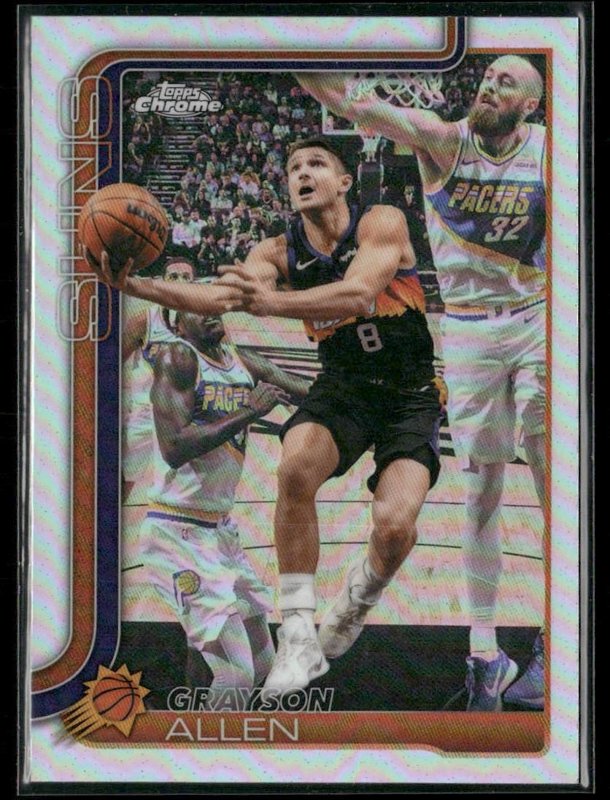 2025-26 Topps Chrome Update #95 Grayson Allen Refractor