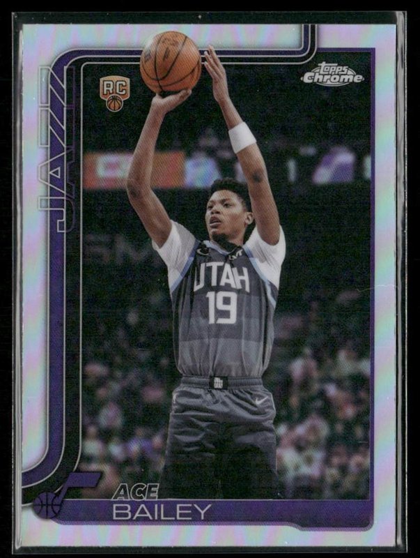 2025-26 Topps Chrome Update #155 Ace Bailey Refractor