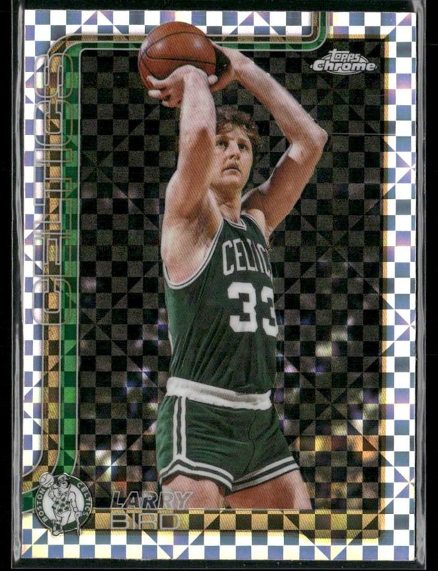 2025-26 Topps Chrome Update #143 Larry Bird X-Fractor