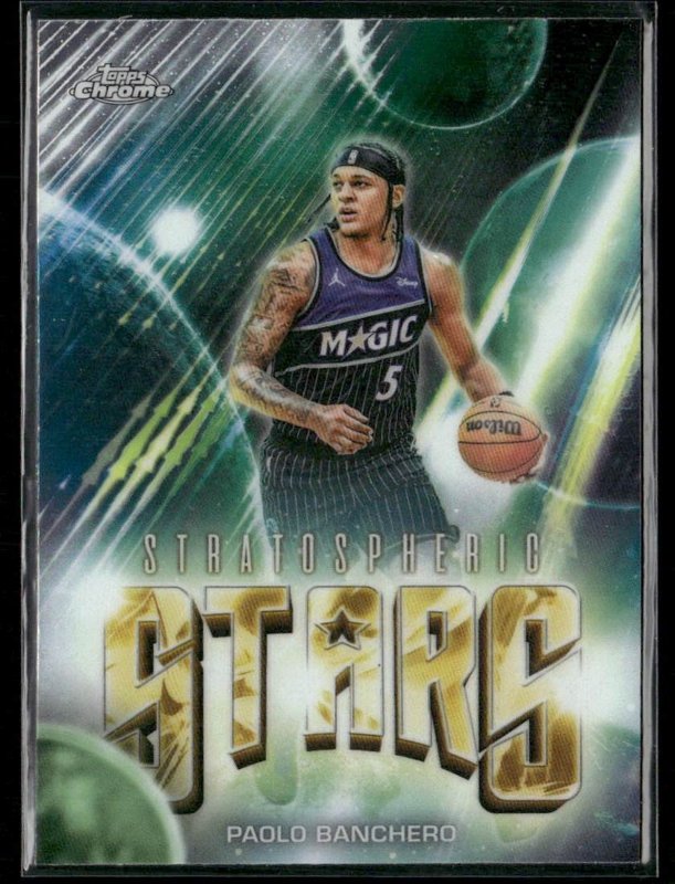 2025-26 Topps Chrome Update #ST-19 Paolo Banchero Stratospheric Stars