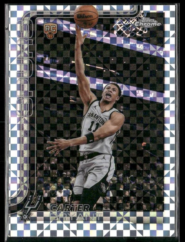 2025-26 Topps Chrome Update #164 Carter Bryant X-Fractor