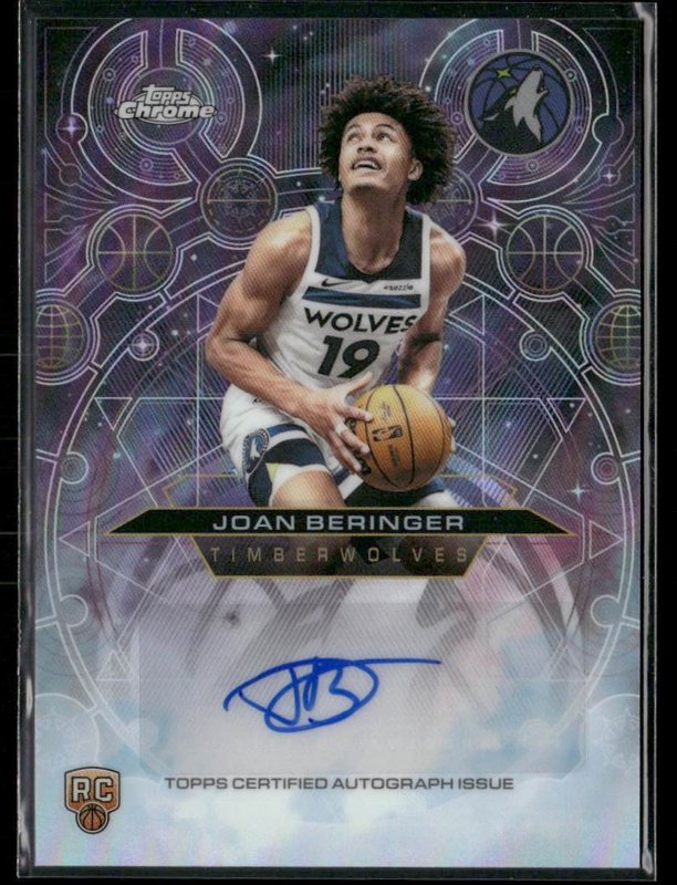 2025-26 Topps Chrome Update #CH-JBE Joan Beringer Chromographs Refractor