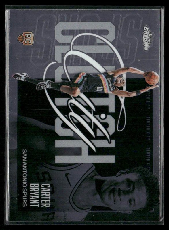 2025-26 Topps Chrome Update #YQ-15 Carter Bryant Clutch City