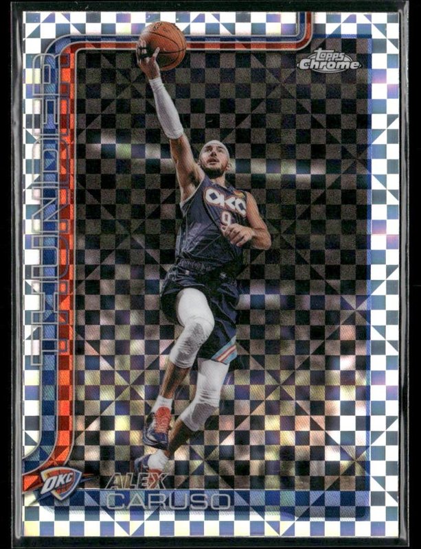 2025-26 Topps Chrome Update #131 Alex Caruso X-Fractor
