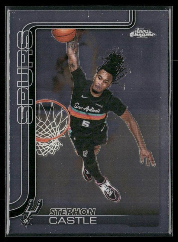 2025-26 Topps Chrome Update #82 Stephon Castle