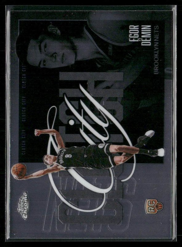 2025-26 Topps Chrome Update #YQ-11 Egor Dëmin Clutch City