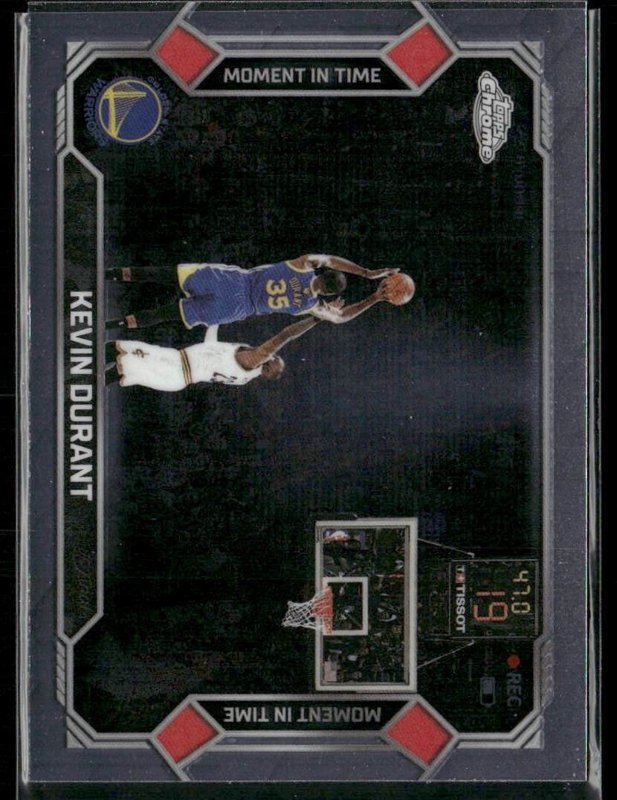 2025-26 Topps Chrome Update #MT-12 Kevin Durant Moment In Time