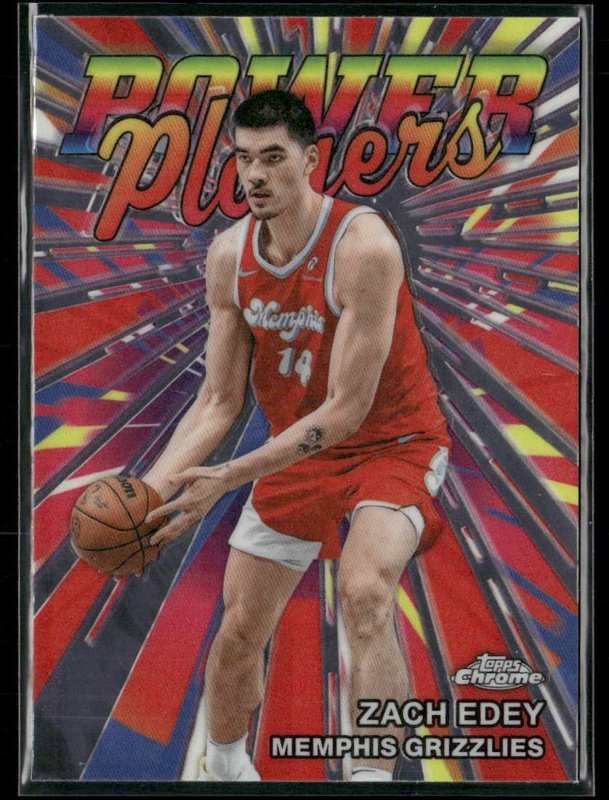 2025-26 Topps Chrome Update #PP-16 Zach Edey Power Players