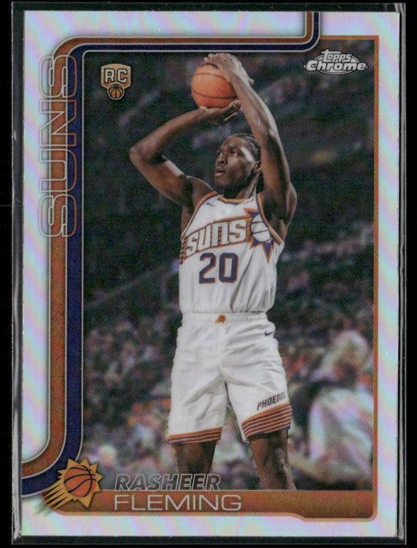 2025-26 Topps Chrome Update #181 Rasheer Fleming Refractor