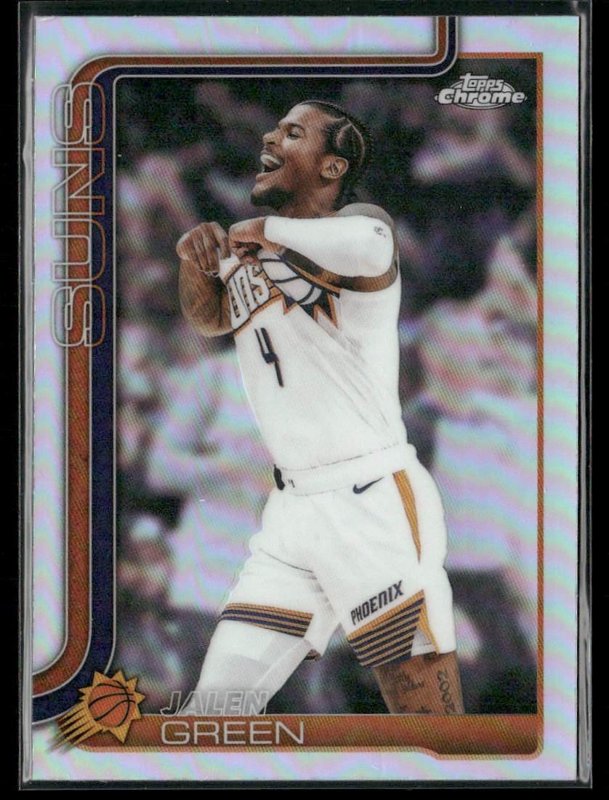 2025-26 Topps Chrome Update #79 Jalen Green Refractor