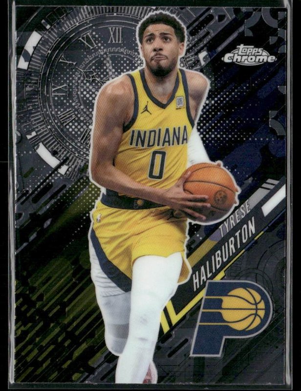 2025-26 Topps Chrome Update #GT-3 Tyrese Haliburton Go Time