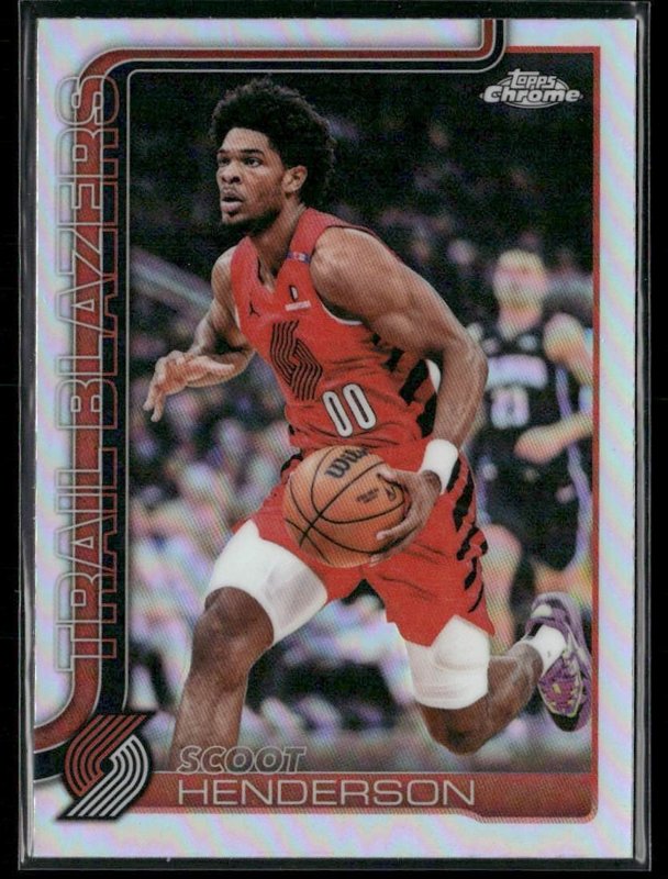 2025-26 Topps Chrome Update #85 Scoot Henderson Refractor