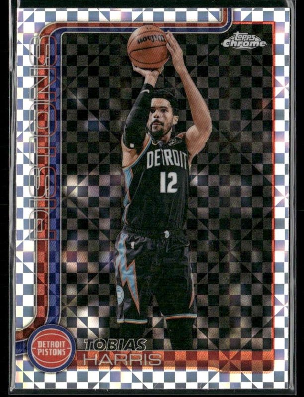 2025-26 Topps Chrome Update #124 Tobias Harris X-Fractor
