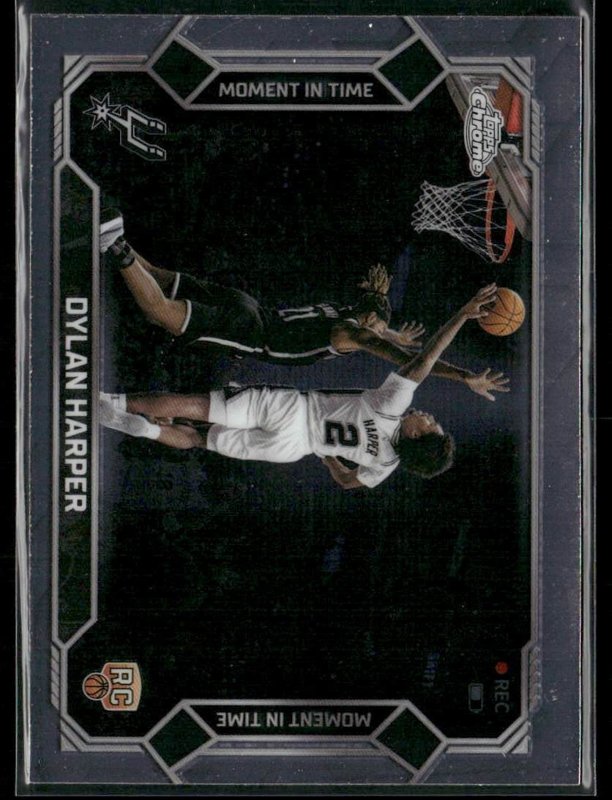 2025-26 Topps Chrome Update #MT-17 Dylan Harper Moment In Time