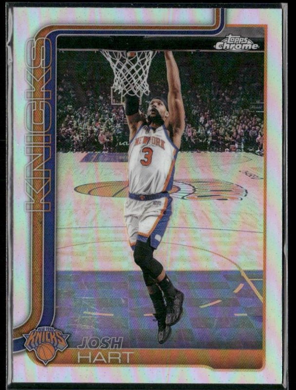 2025-26 Topps Chrome Update #72 Josh Hart Refractor