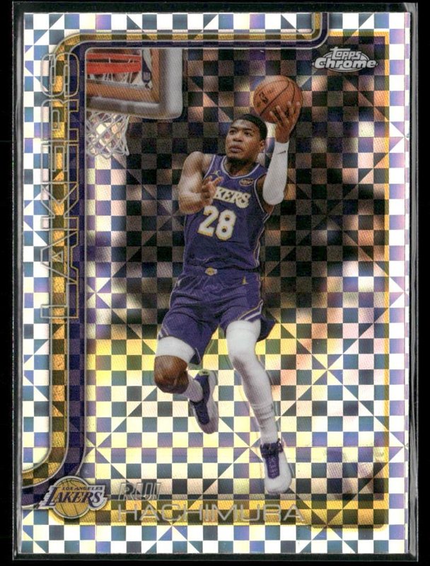 2025-26 Topps Chrome Update #107 Rui Hachimura X-Fractor
