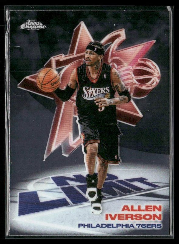 2025-26 Topps Chrome Update #IP-1 Allen Iverson No Limit