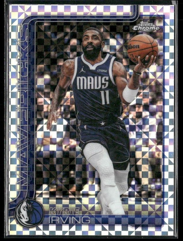2025-26 Topps Chrome Update #3 Kyrie Irving X-Fractor