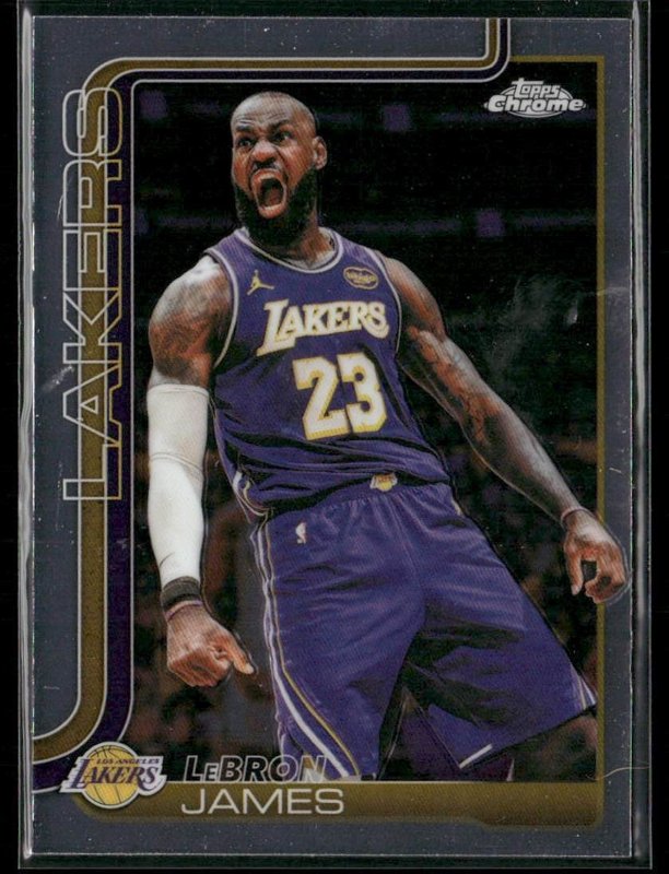 2025-26 Topps Chrome Update #1 LeBron James