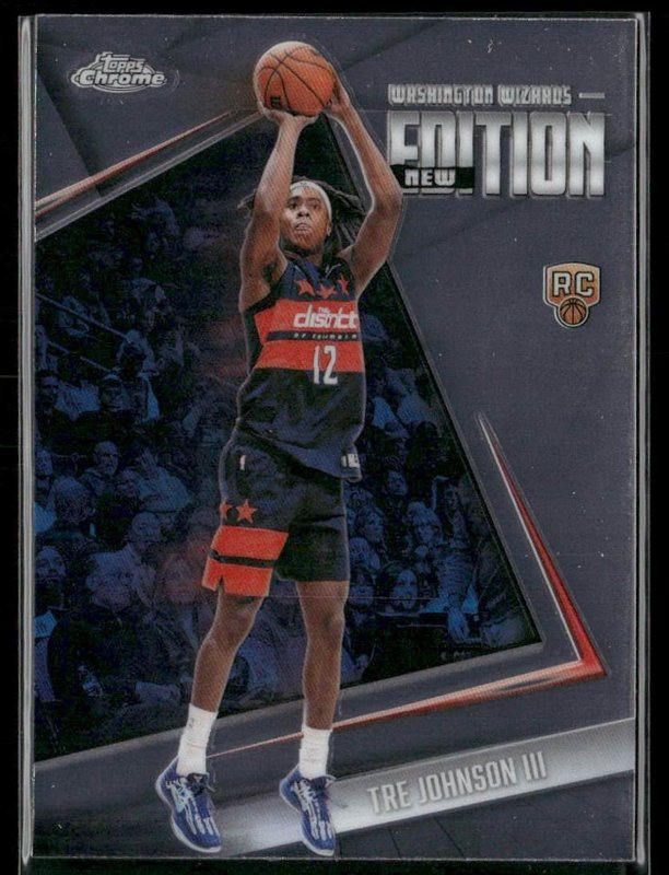 2025-26 Topps Chrome Update #GR-7 Tre Johnson III New Editions