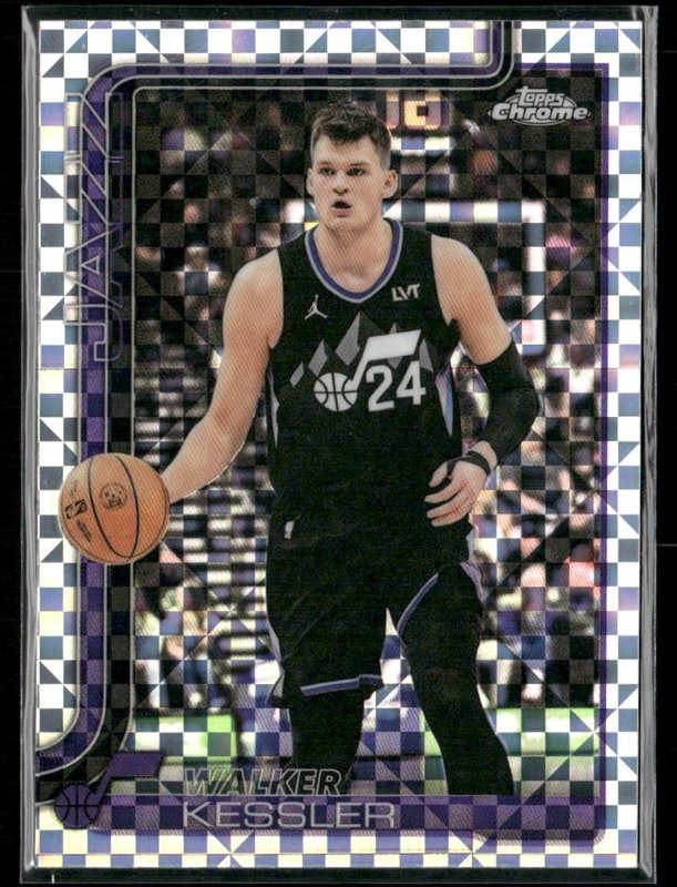 2025-26 Topps Chrome Update #100 Walker Kessler X-Fractor