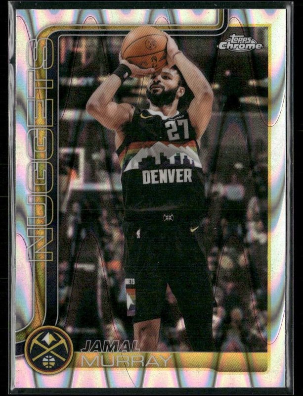 2025-26 Topps Chrome Update #13 Jamal Murray RayWave Refractor