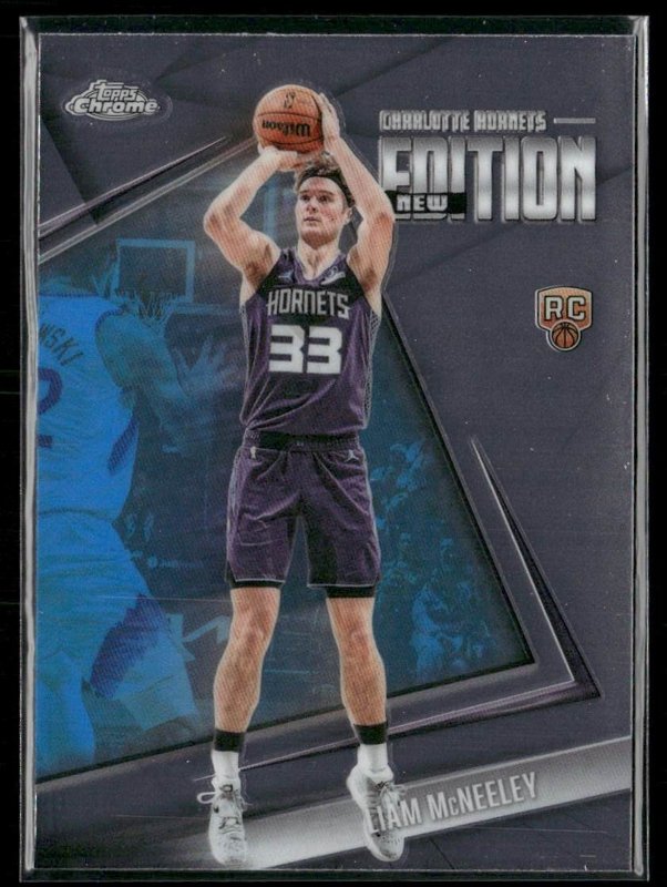 2025-26 Topps Chrome Update #GR-18 Liam McNeeley New Editions