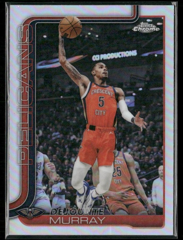2025-26 Topps Chrome Update #89 Dejounte Murray Refractor