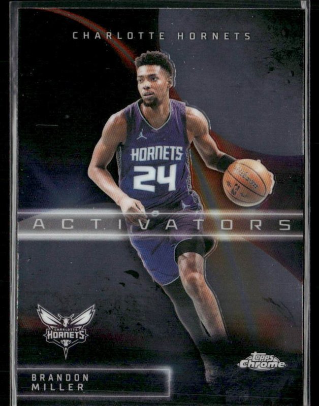 2025-26 Topps Chrome Update #AC-10 Brandon Miller Activators