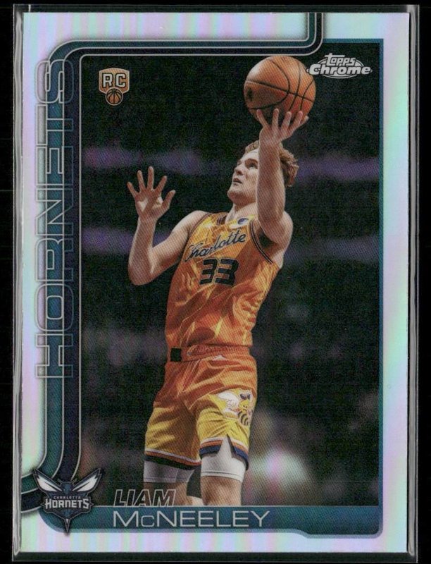 2025-26 Topps Chrome Update #179 Liam McNeeley Refractor
