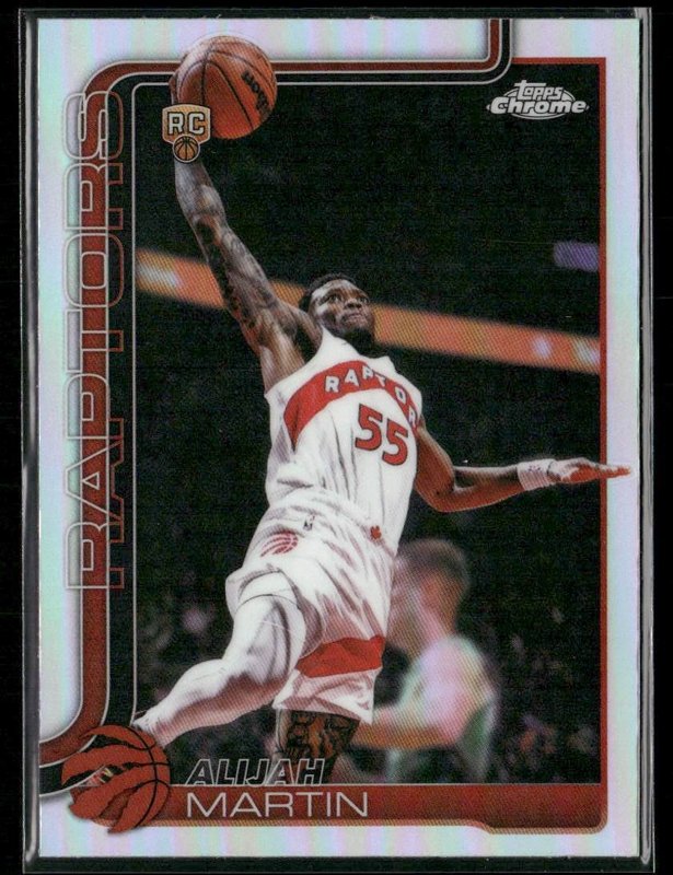 2025-26 Topps Chrome Update #190 Alijah Martin Refractor