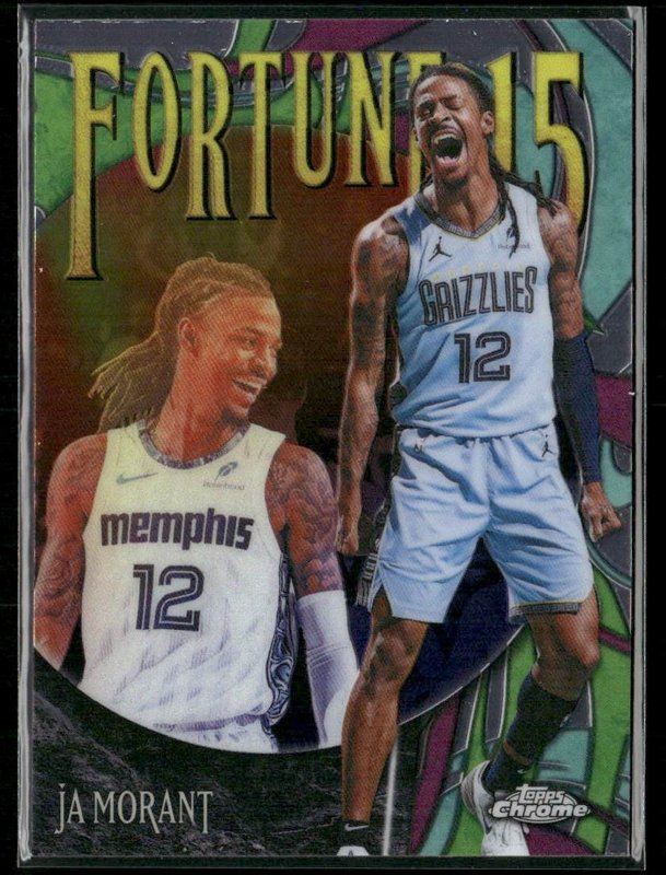 2025-26 Topps Chrome Update #F15-4 Ja Morant Fortune 15