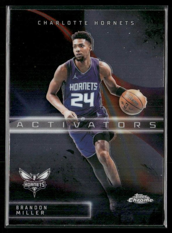 2025-26 Topps Chrome Update #AC-10 Brandon Miller Activators
