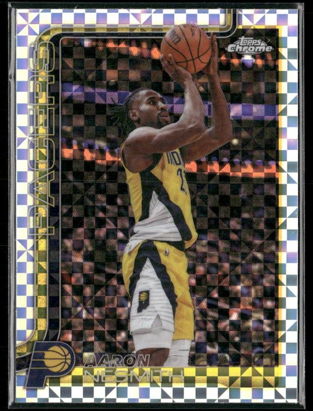 2025-26 Topps Chrome Update #134 Aaron Nesmith X-Fractor