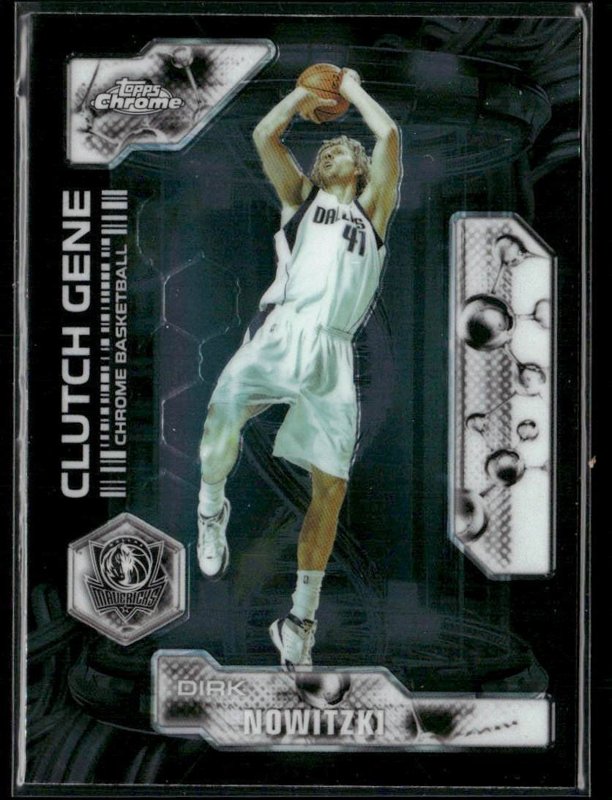 2025-26 Topps Chrome Update #CG-26 Dirk Nowitzki Clutch Gene