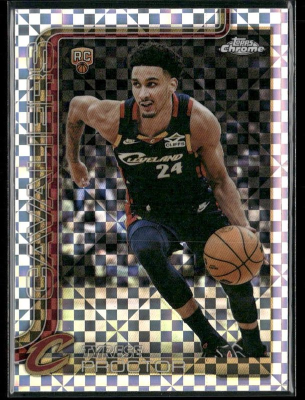 2025-26 Topps Chrome Update #200 Tyrese Proctor X-Fractor
