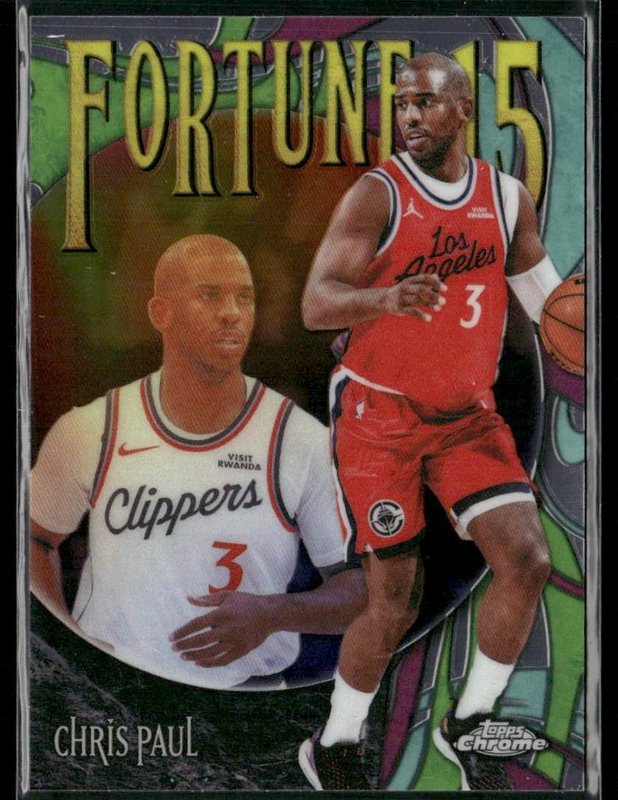 2025-26 Topps Chrome Update #F15-6 Chris Paul Fortune 15