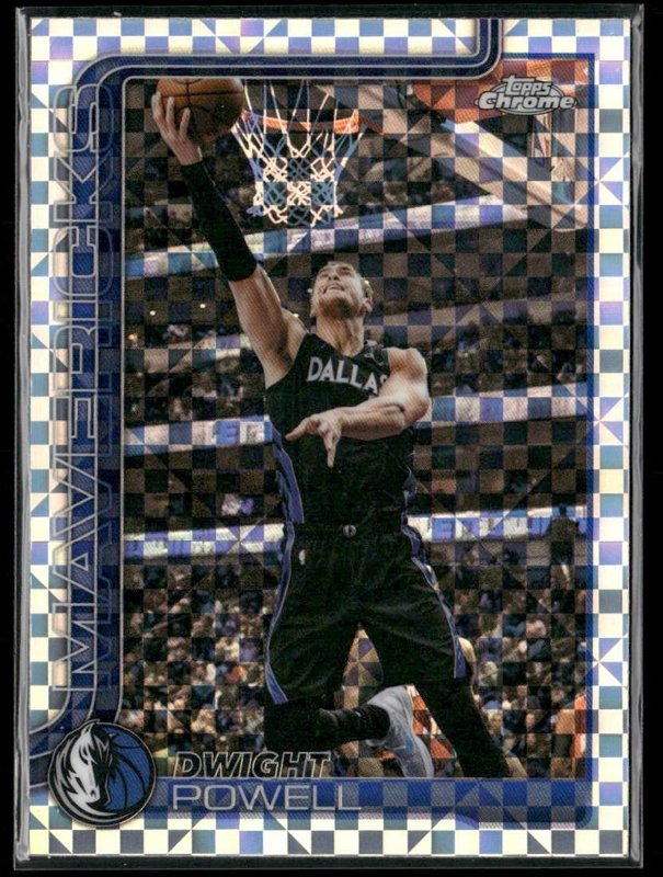 2025-26 Topps Chrome Update #139 Dwight Powell X-Fractor
