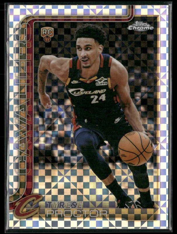 2025-26 Topps Chrome Update #200 Tyrese Proctor X-Fractor
