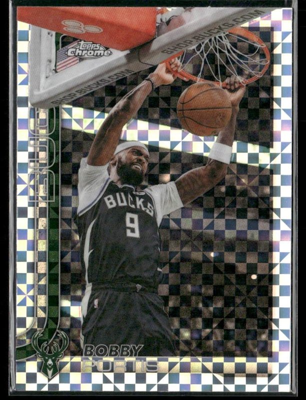2025-26 Topps Chrome Update #110 Bobby Portis X-Fractor