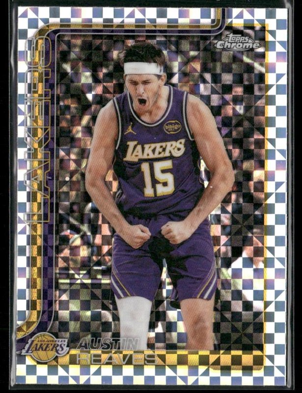 2025-26 Topps Chrome Update #54 Austin Reaves X-Fractor