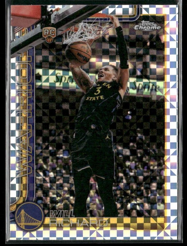 2025-26 Topps Chrome Update #196 Will Richard X-Fractor