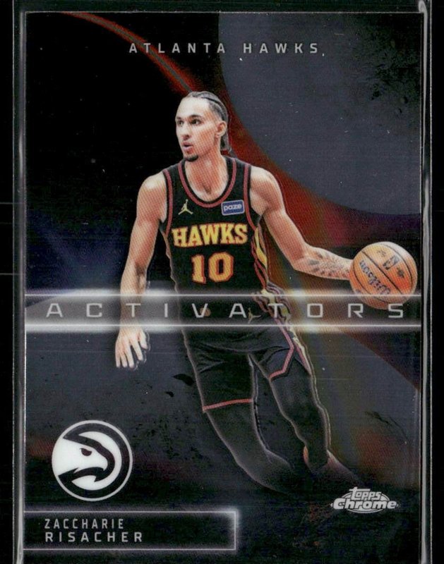 2025-26 Topps Chrome Update #AC-11 Zaccharie Risacher Activators
