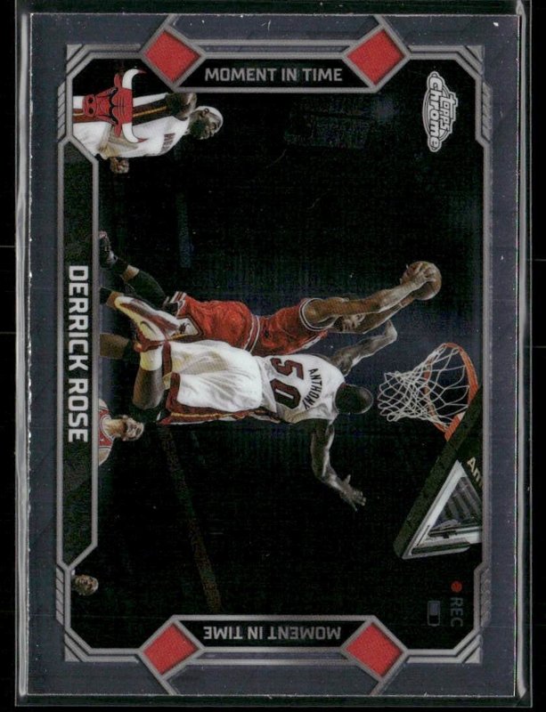 2025-26 Topps Chrome Update #MT-25 Derrick Rose Moment In Time