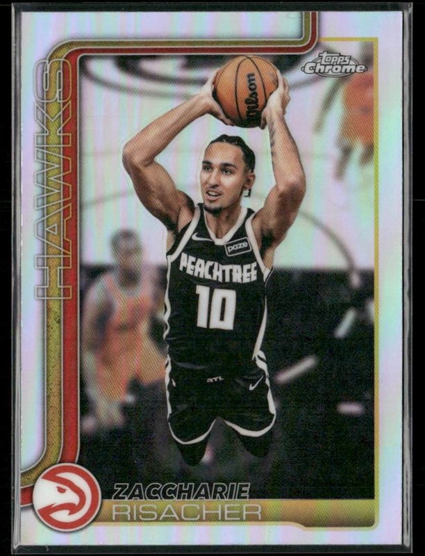 2025-26 Topps Chrome Update #88 Zaccharie Risacher Refractor